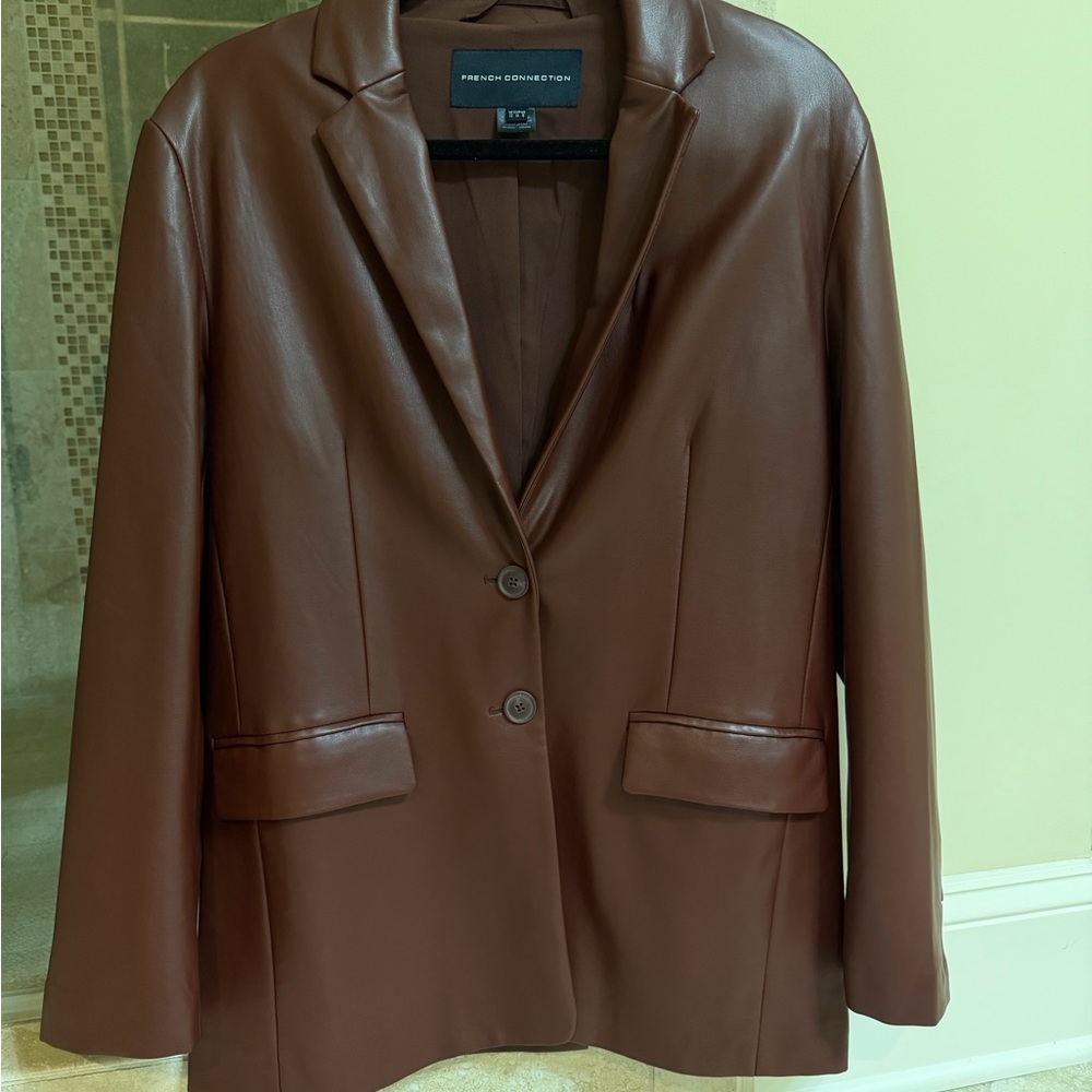 French Connection Burgundy Women's Blazer